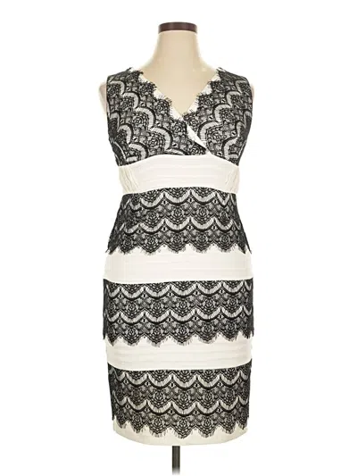 Pre-owned Sangria Cocktail Dress In White