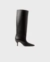 Sania D'mina Boots Avenue High Wide Shaft Svart