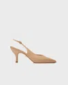 Sania D'mina Klackskor Elena Leather Beige