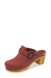 Sanita Maulo Clog In Burgundy