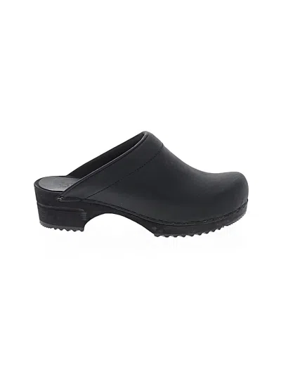 Pre-owned Sanita Mule/clog In Black