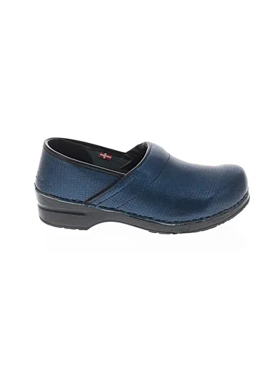 Pre-owned Sanita Mule/clog In Blue