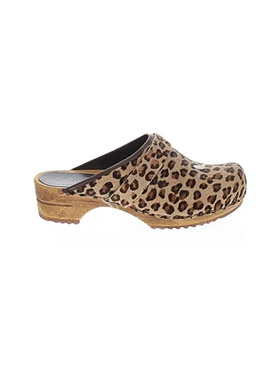 Pre-owned Sanita Mule/clog In Brown