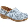 Sanita Plume Floral Print Clog In Multi