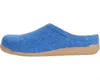 Sanita Lodge Wool Felt Slipper In Blue
