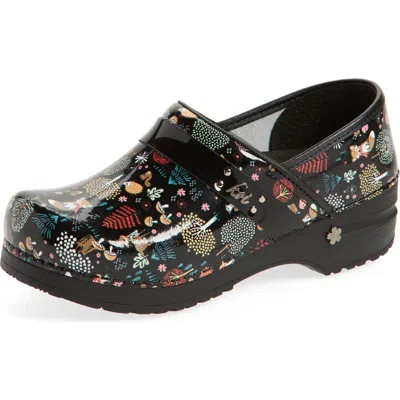 Sanita Woodland Creatures Clog In Black
