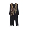 Saniya Khan Women's Black Orient Gallery Jacket Dress In Black
