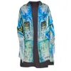 Saniya Khan Women's Blue Themes Of Antiquity Scarf