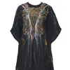 Saniya Khan Women's Foliage Short Caftan