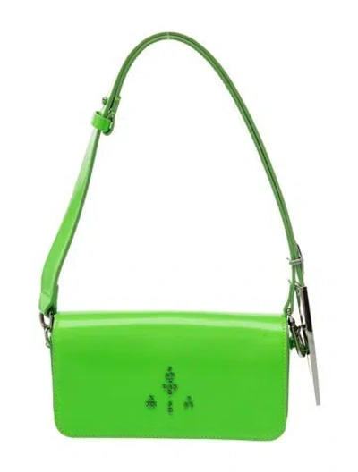 Pre-owned Sankuanz Leather Shoulder Bag In Green