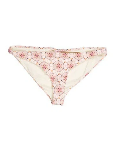 Pre-owned Sanlier Printed Bottoms W/ Tags In White