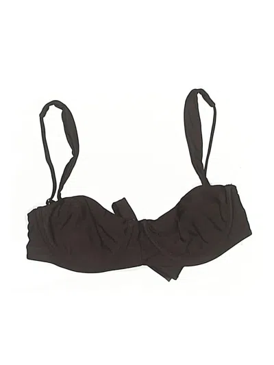 Pre-owned Sanori Swim Swimsuit Top Black Swimwear