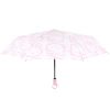 Sanrio Hello Kitty Expression Outline Print Umbrella In Pink