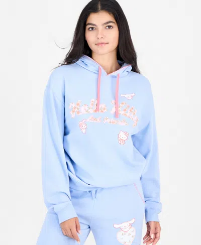 Sanrio Juniors' Hello Kitty Fleece Hoodie In Blue