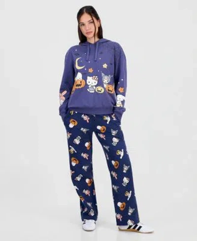Sanrio Juniors Hello Kitty Friends Halloween Hoodie Sweatshirt Drawstring Pants In Blue
