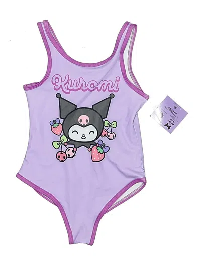 Sanrio Kids' One Piece Swimsuit In Purple