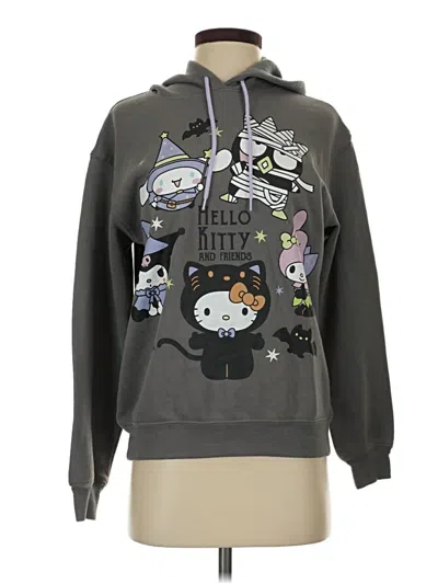 Pre-owned Sanrio Pullover Hoodie In Gray