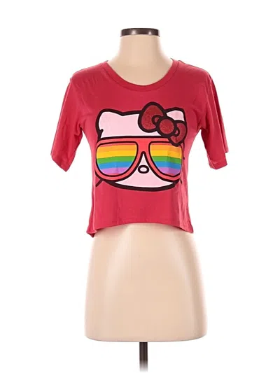 Pre-owned Sanrio Short Sleeve T-shirt In Pink