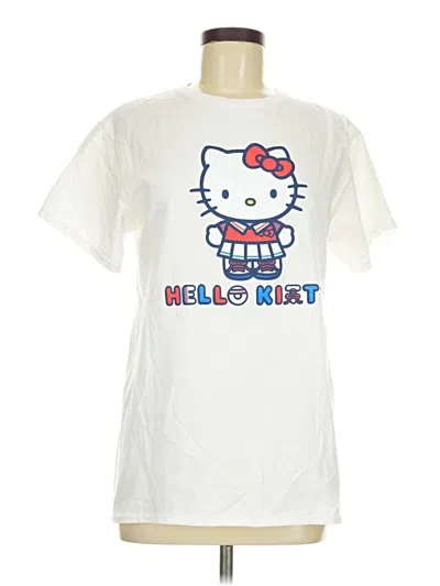 Pre-owned Sanrio Short Sleeve T-shirt In White