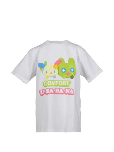 Sanrio X Usahana Graphic-print T-shirt In White