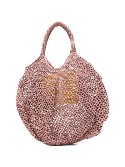 Sans Arcidet Mamabe Open-knit Tote Bag