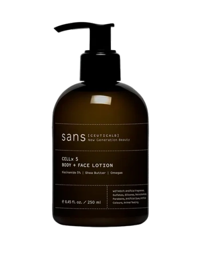 Sans Ceuticals Sans [ceuticals] Cellx 5 Body + Face Lotion In Brown