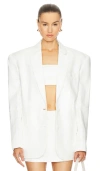 Sans Faff Adel Oversized Blazer In 화이트