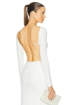 SANS FAFF BAMBOO CROSS BACK BODYSUIT