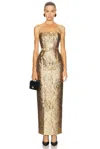 Sans Faff Blair Dress In Gold
