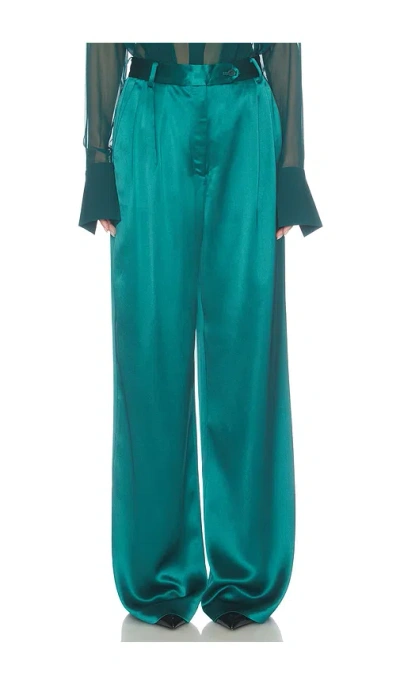 Sans Faff Blair Trousers In Blue