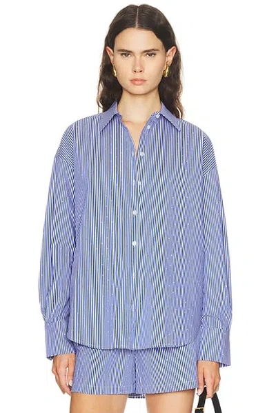 Sans Faff Cannes Shirt In Blue