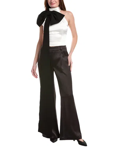 Sans Faff Chelsea Bow Halter Top In White