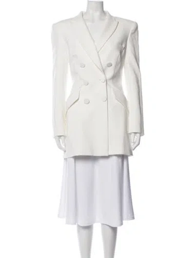 Pre-owned Sans Faff Coat In White