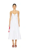 Sans Faff Como Dress In White