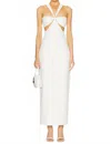 Sans Faff Elizabeth Evening Gown In White