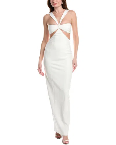 Sans Faff Elizabeth Evening Gown In White