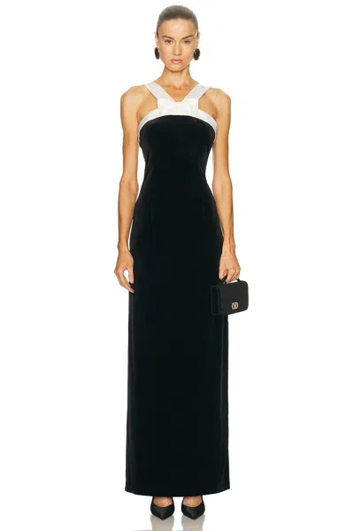 Sans Faff Esme Bowed Dress In Black