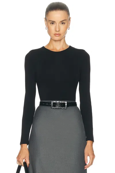 Sans Faff Hailey Bamboo Bodysuit In Black
