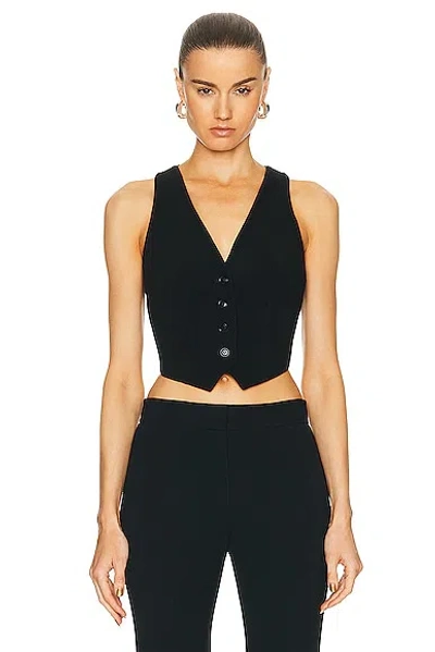 Sans Faff Jessica Transparent Vest In Black