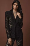 Sans Faff Kensington Lace Blazer In Black