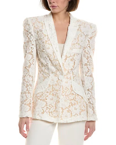 Sans Faff Kensington Lace Blazer In Neutral