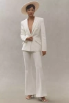 Sans Faff Lizzy Tailored Flared Trousers Pants In White