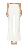 Sans Faff Marais Button Trousers In White