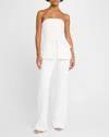 Sans Faff Marais Strapless Button Top In White