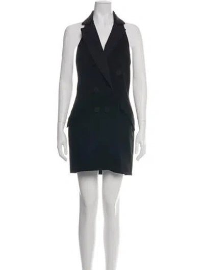Pre-owned Sans Faff Mini Dress In Black