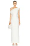 Sans Faff Off The Shoulder Maxi Dress In White