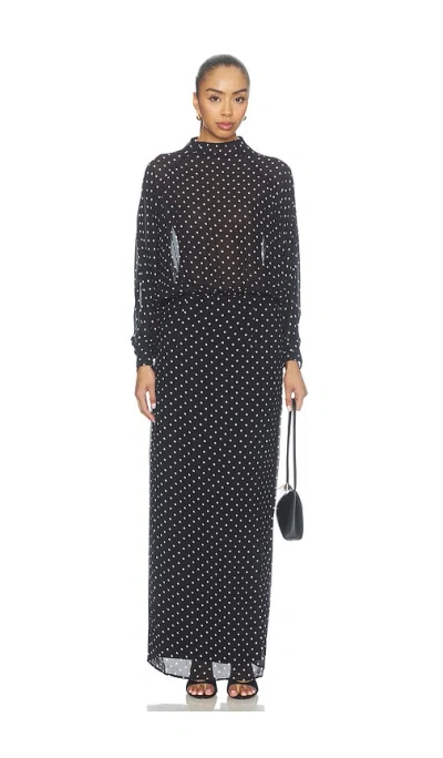 Sans Faff Polka Dot Arcade Dress In Animal Print