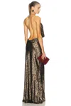 Sans Faff Safi Leopard Dress In Gold