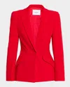 Sans Faff Sloan Structured Blazer In Red
