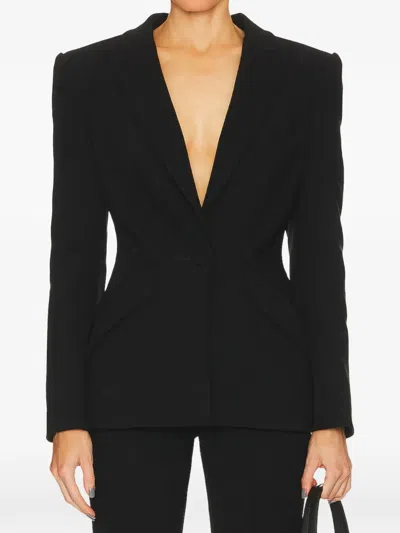 Sans Faff Sloan Structured Blazer In Black